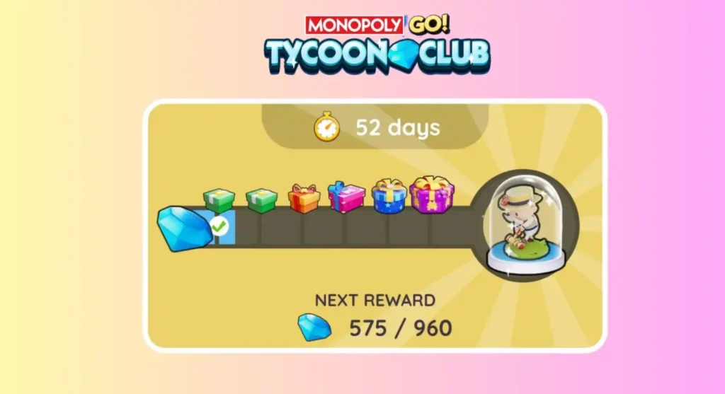 Monopoly GO How to Get & Use Diamonds in Tycoon Club