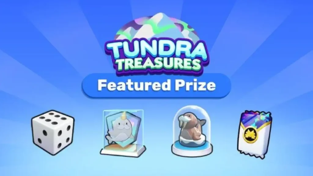 Monopoly Go Tundra Treasures Rewards and Milestones List